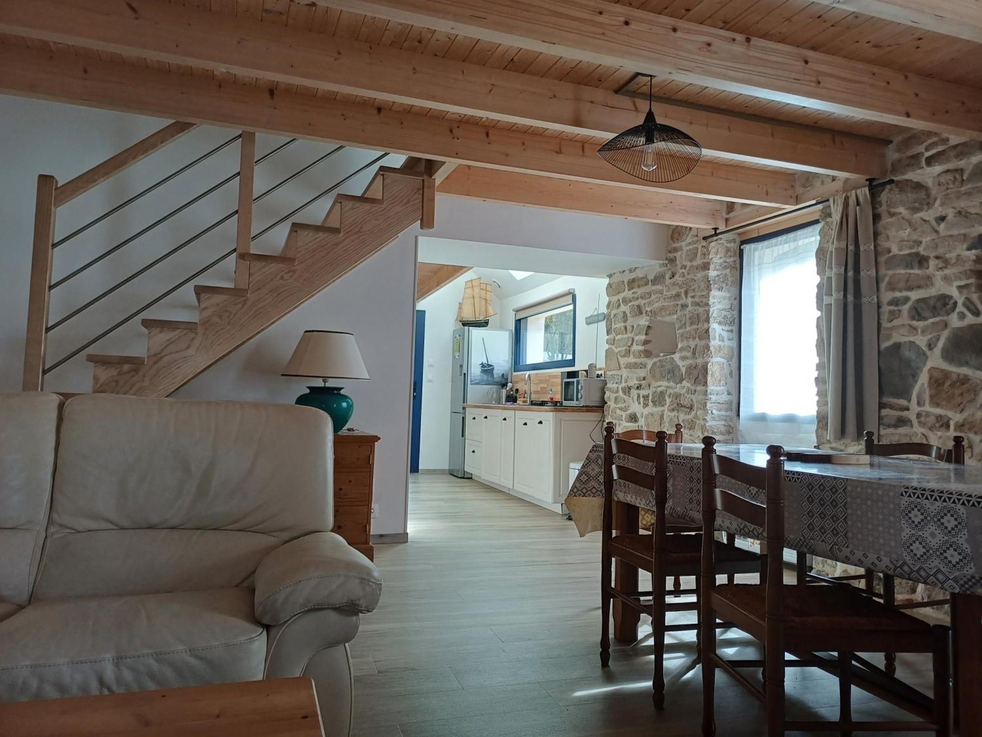 Charmante Petite Maison Rostiviec Bord De Mer Loperhet エクステリア 写真